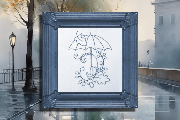 Autumn’s Rainy Day Umbrella