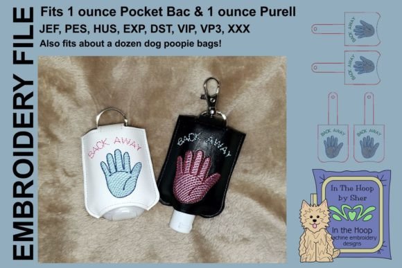 Back Away Hand Sanitizer Holder
