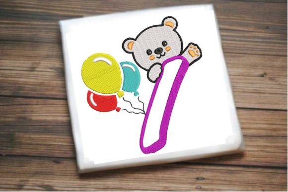 Bear Greetings Alphabet Letter I