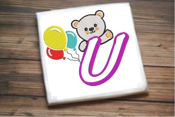 Bear Greetings Alphabet Letter U