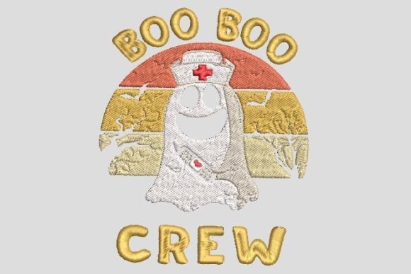 Boo Boo Crew Nurse Horror Halloween