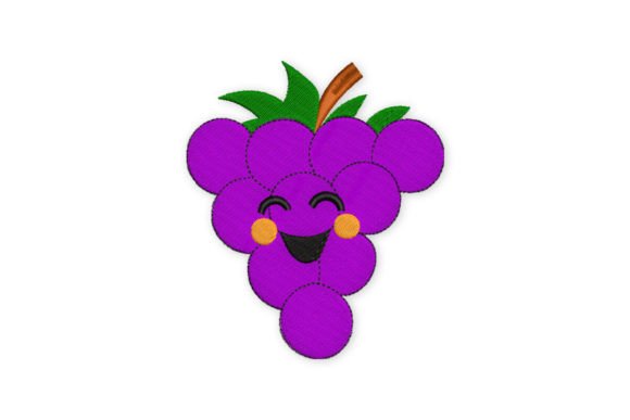 Cute Grapes: A Craft Fair-Ready Embroidery Design