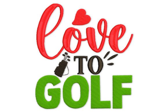 Golf: A Charming, Thoughtful Embroidery Design for Real-Life Projects