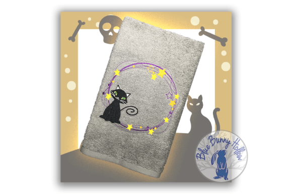 Halloween Wreath, Kitty