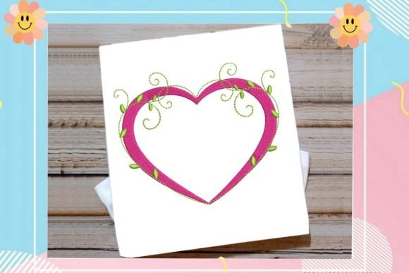 Heart with Tree Leaf Decor