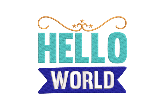 Hello Word: A Thoughtful Embroidery Design for Meaningful Gifts