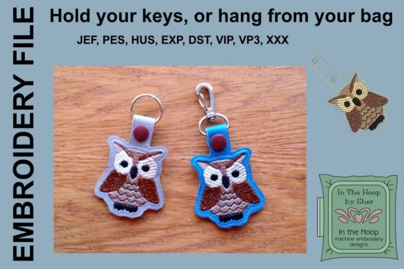 Howard the Owl Key Fob