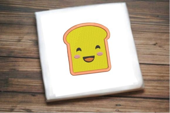 Smiling Bread: A Warm, Brand-Ready Embroidery Design
